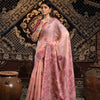 Dhiyona GR Women's Devanshi Pink Soft Cotton Jamdani Saree