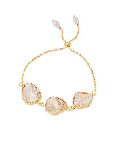 Anouk Set Of 2 Gold Toned Pearls Bhaiya Bhabhi Rakhi With Roli Chawal Chandan Mishri