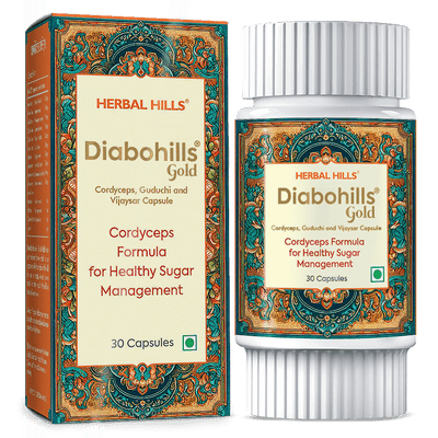 Herbal Hills Diabohills Healthy Sugar Management Tablets