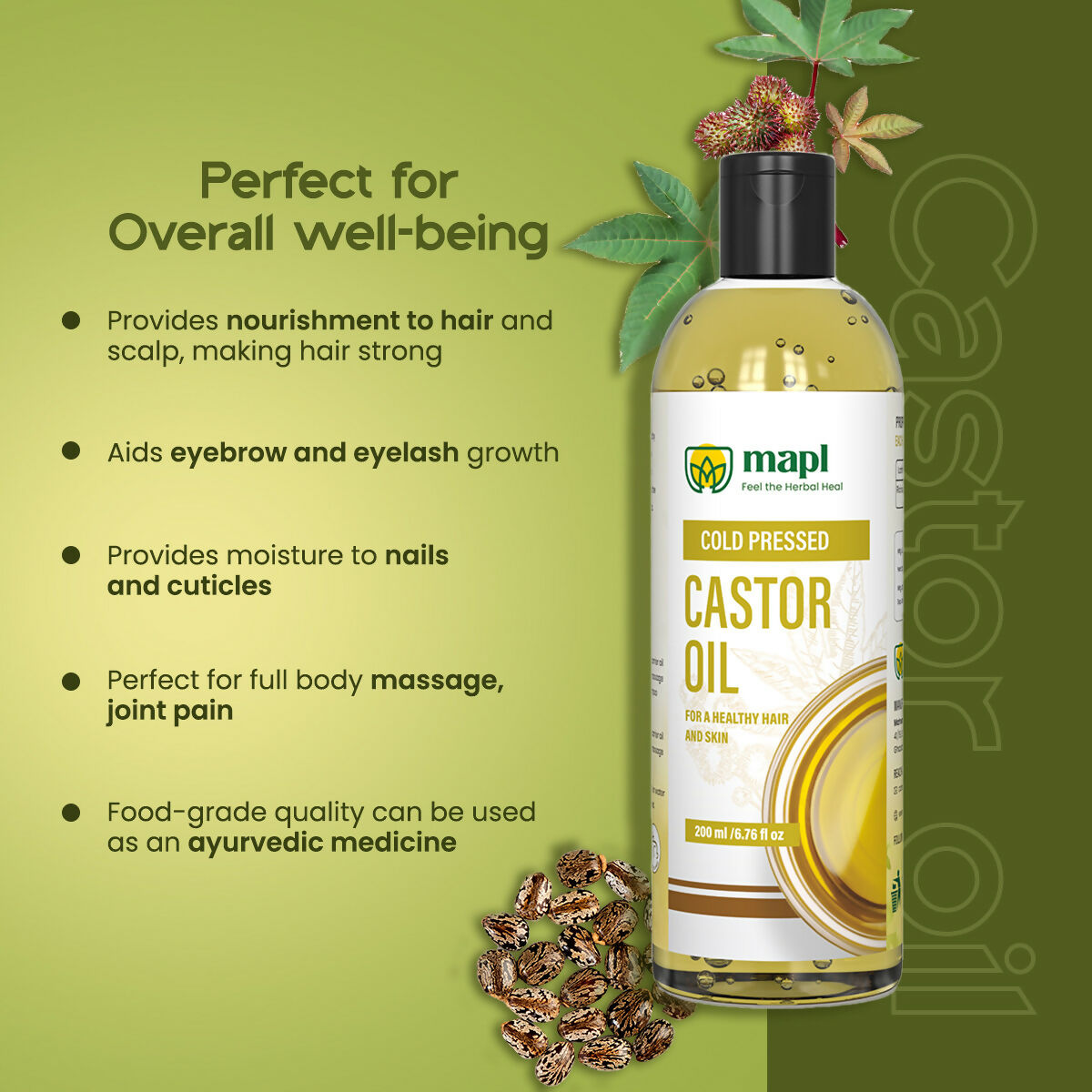 MAPL Castor Oil Cold Pressed