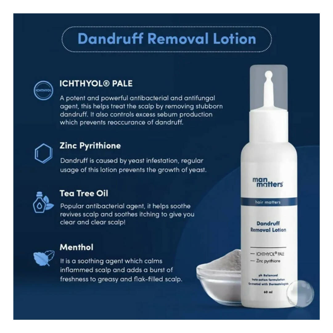 Man Matters Dandruff Removal Lotion - Indyancart