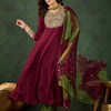 Dhiyona SN Women's Embroidered A-Line Kurta Sets