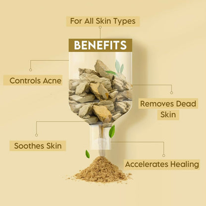 Clensta Multani Mitti Face Wash in a clear plastic bottle with a pump dispenser, designed for natural skincare.