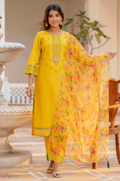 Indyancart VV Jagruti Women Kurta and Pant Sets Viscose Roman Silk Fabric
