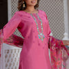 Dhiyona VV Samira Women Kurta and Pant Sets Viscose Roman Silk Fabric