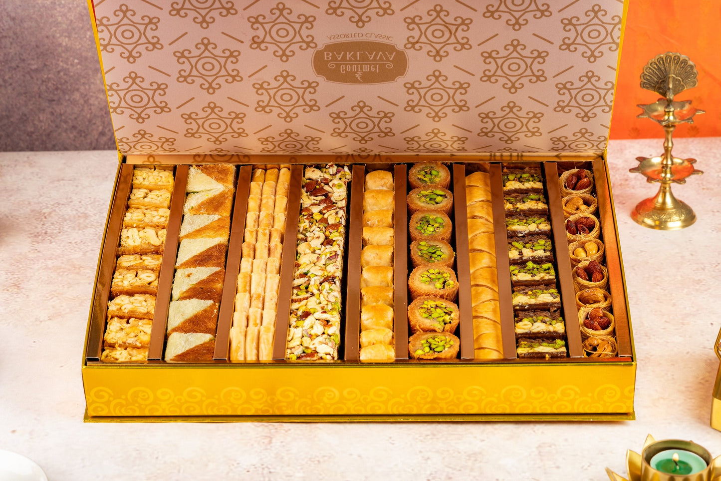 Gourmet Baklava Golden Hamper Box