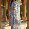 Dhiyona IE Women Ethnic Motifs Printed Regular Pure Cotton Kurta & Trousers With Dupatta