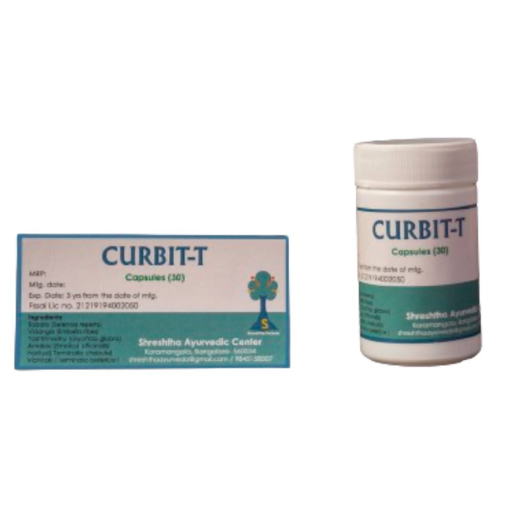 Shreshtha Herbals Curbit-T Capsules - Indyancart