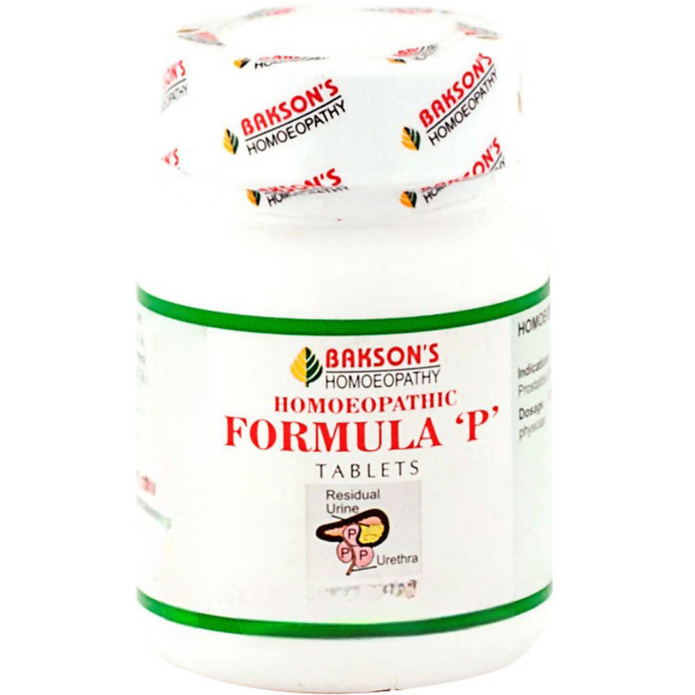 Bakson's Homeopathy Formula P Tablets