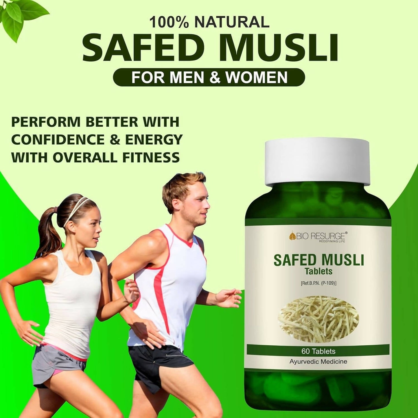 Bio Resurge Life Safed Musli Tablets - Indyancart