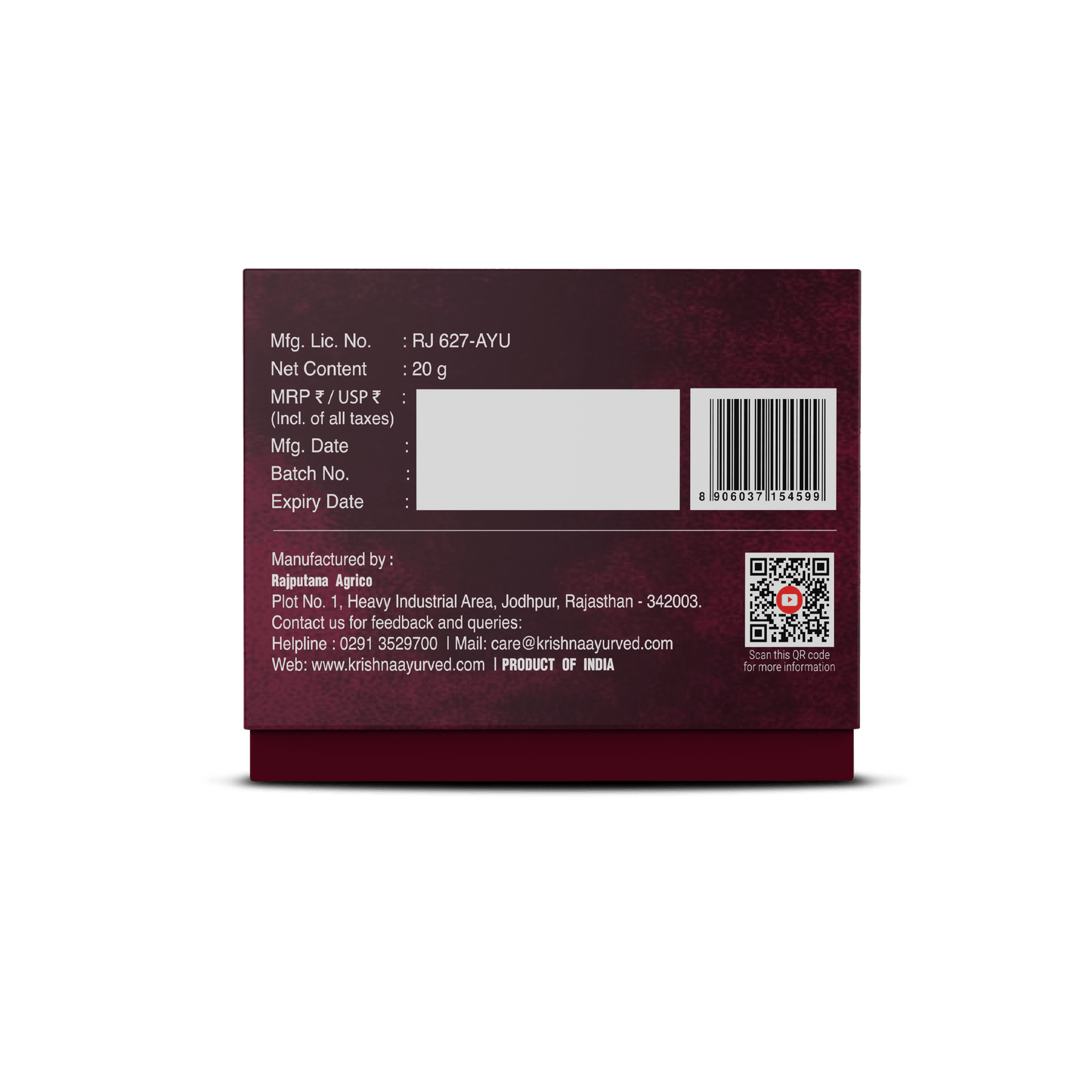 Krishna'S Herbal & Ayurveda Himalayan SJ Resin Women