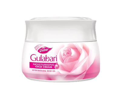 Dabur Gulabari Moisturizing Cold Cream - 100ml with Free Dabur Gulabari Rose Glow Lotion - 50ml