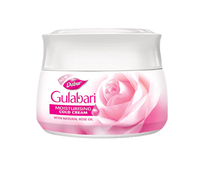 Dabur Gulabari Moisturizing Cold Cream - 100ml with Free Dabur Gulabari Rose Glow Lotion - 50ml