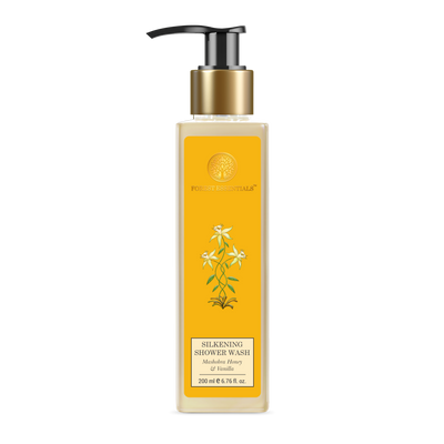 Forest Essentials Travel Size Silkening Shower Wash Mashobra Honey & Vanilla
