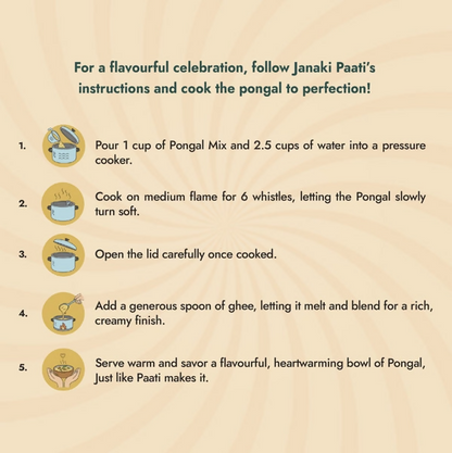 Sweet Karam Coffee Classic Pongal Mix (Ready in 10 Minutes)