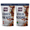 Paiya Organics Lebanese Pine Nuts + African Macadamia Nuts Combo