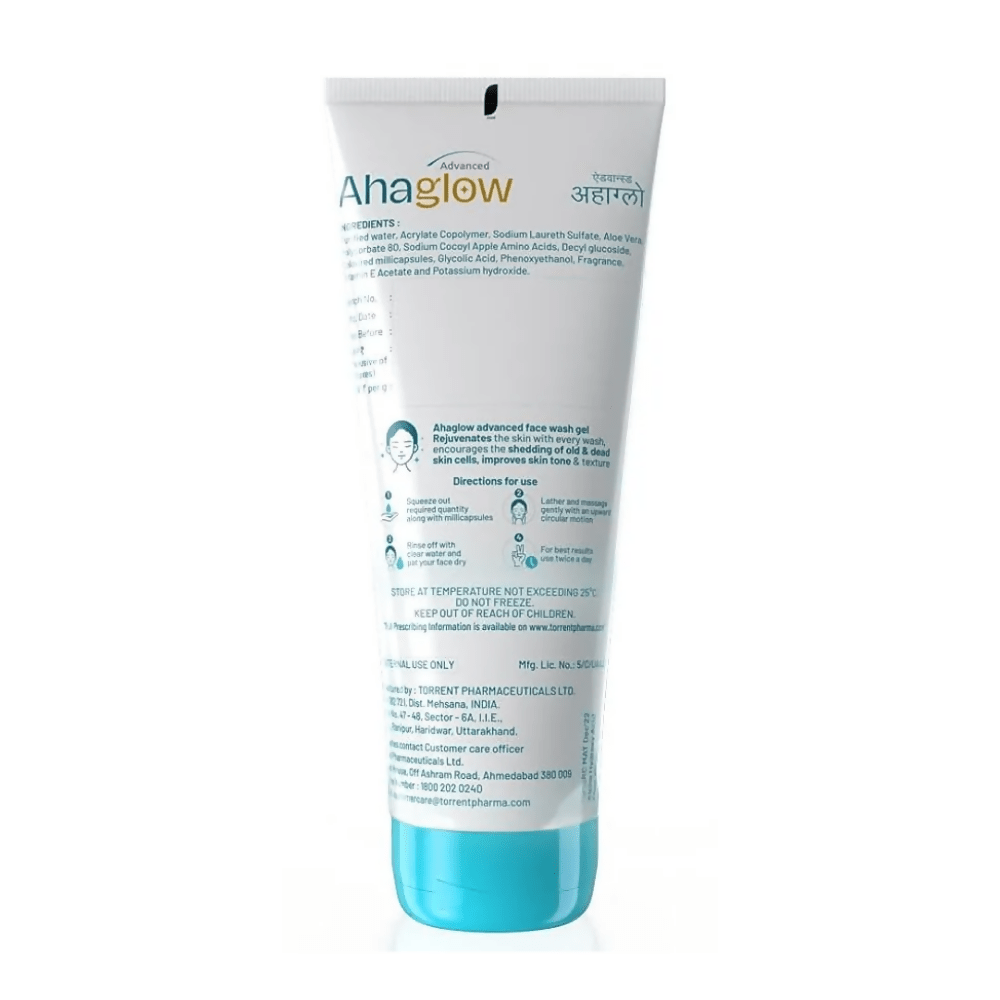 Ahaglow Skin Rejuvenating Face Wash Gel - Indyancart