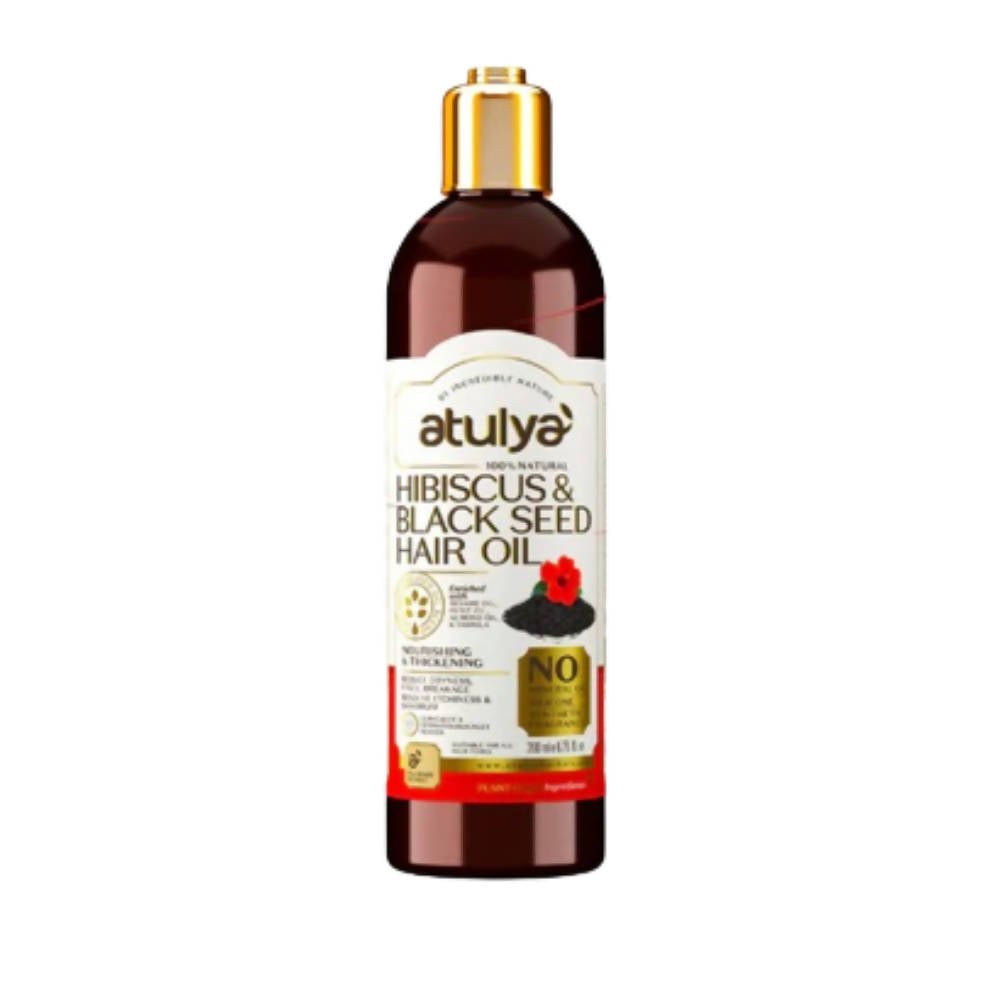 Atulya Hibiscus & Black Seed Hair Oil - Indyancart