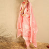 Dhiyona IE Floral Woven Design Straight Kurta With Trousers & Dupatta