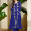 Indyancart IE Women Ethnic Motifs Embroidered Regular Thread Work Kurta with Trousers