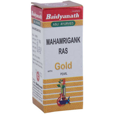 Baidyanath Jhansi Mahamrigank Ras (With Gold & Pearl) Tablets