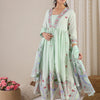 Dhiyona IE Women Ethnic Motifs Printed Pure Cotton Kurta with Trousers & Dupatta