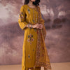 Dhiyona IE Ethnic Motifs Embroidered Regular Thread Work Kurta With Trousers & Dupatta