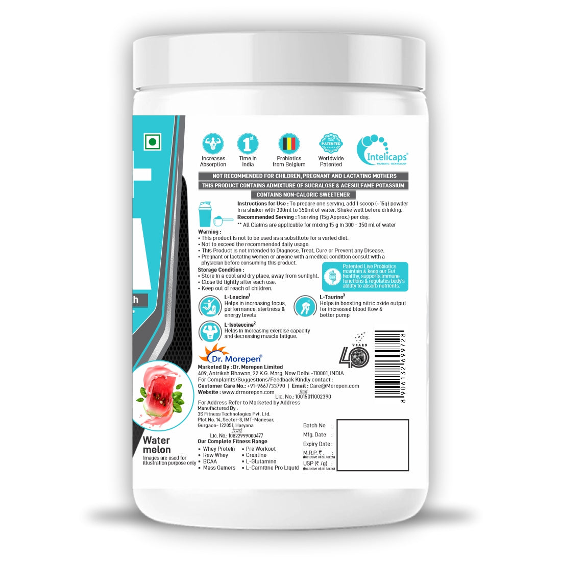 Dr Morpen Eaa+Bcaa Water Melon