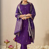 Dhiyona IE Women Ethnic Motifs Embroidered Regular Kurta with Patiala & Dupatta