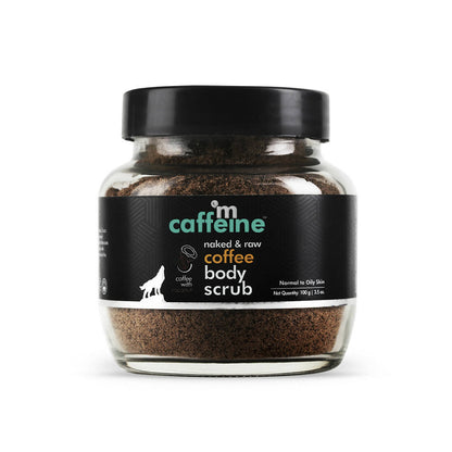 mCaffeine Raw Coffee Body Scrub - Indyancart