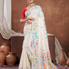 Dhiyona GR Women's Ekaya Cream Linen Jamdani Saree