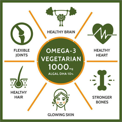 Carbamide Forte Omega-3 Vegetarian Tablets - Indyancart