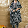Dhiyona IE Women Ethnic Motifs Printed Thread Work Pure Cotton Kurta with Trousers & Dupatta