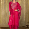 Indyancart IE Women Ethnic Motifs Embroidered Regular Thread Work Kurta with Trousers & With Dupatta