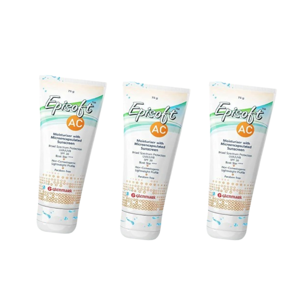 Episoft AC Moisturizer with Sunscreen, SPF 30 - Indyancart