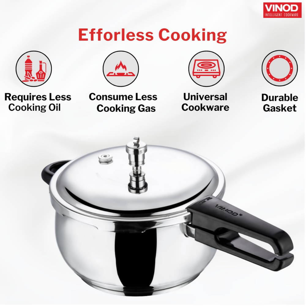 Vinod Splendid Plus Stainless Steel Outer Lid Pressure Cooker