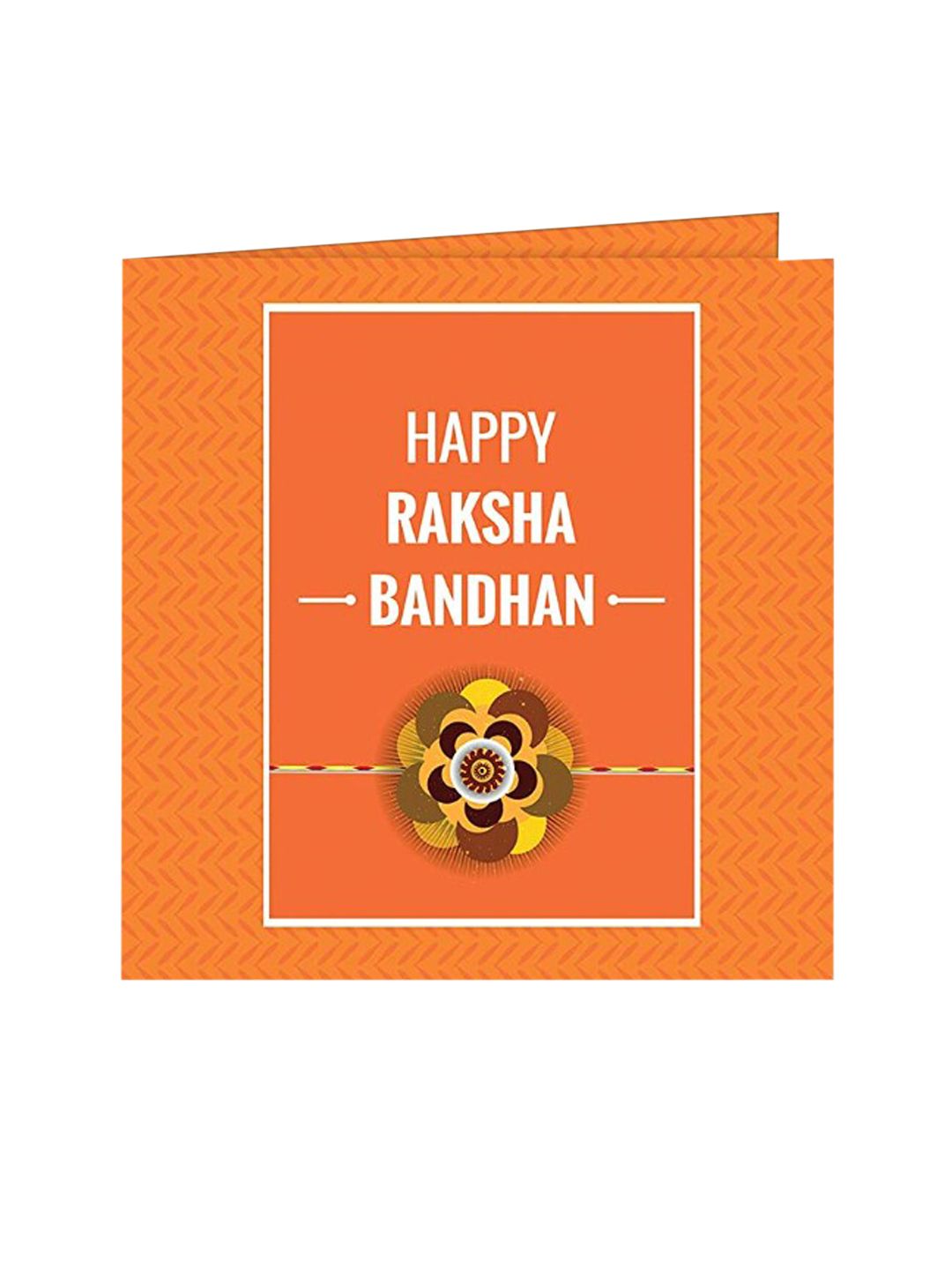 Anouk Set Of 2 Stone Studded Rakhi Greeting Card & Roli Chawal