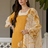 Indyancart IE Women Floral Printed Regular Kurta with Trousers & With Dupatta
