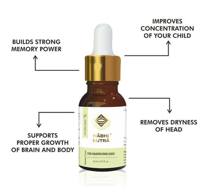 Nabhi Sutra Brain Development (Kids) - Belly Button Oil - Indyancart