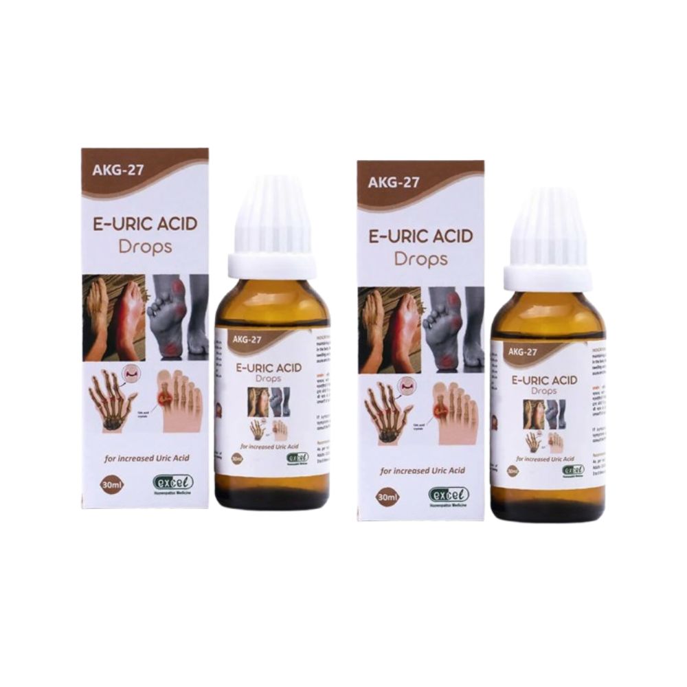 Excel Pharma E-Uric Acid Drops - Indyancart