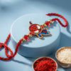 Dhiyona Kids Spider Man Character Artificial Beads Thread Rakhi With Roli Chawal Chandan