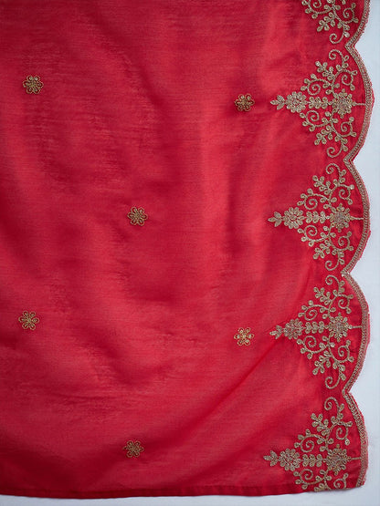 Dhiyona IE Women Ethnic Motifs Yoke Design Regular Thread Work Kurta Set