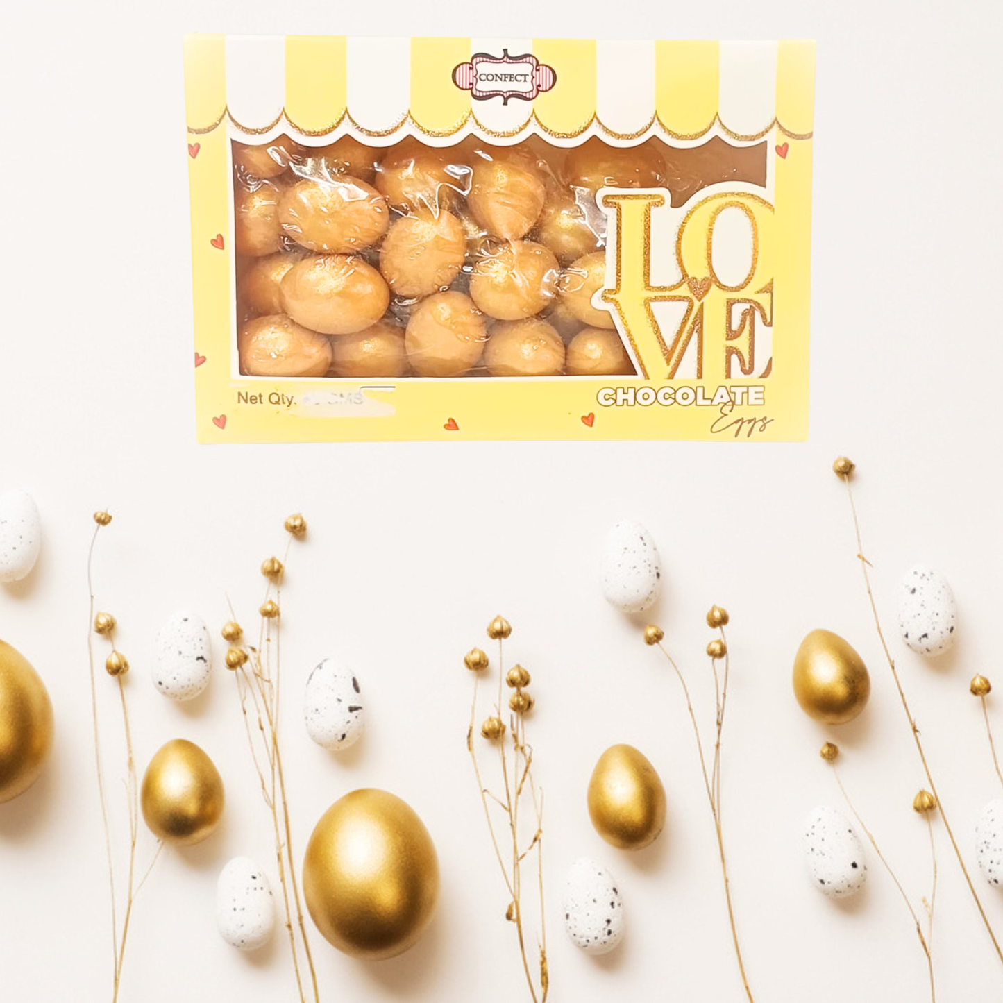 Confect Golden | Edible Chocolate Eggs Multipack