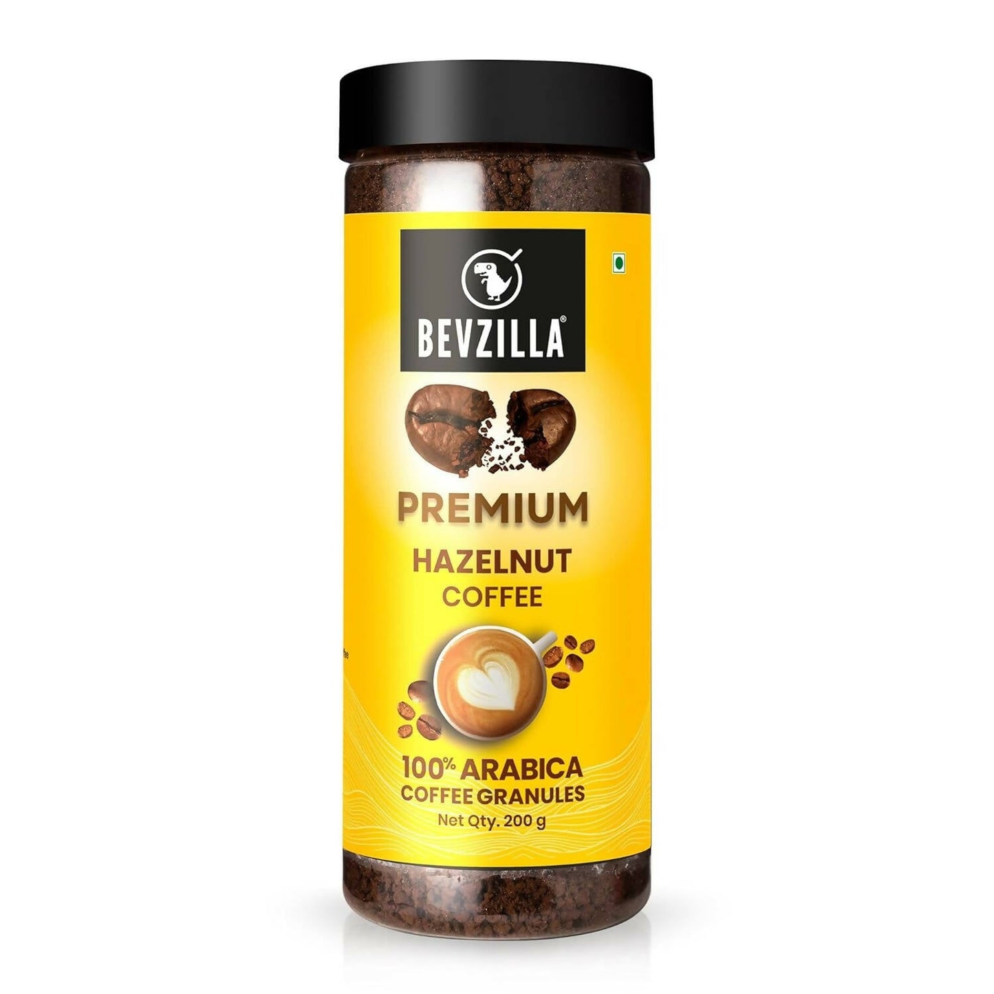 Bevzilla Premium Hazelnut Coffee Powder 100% Arabica