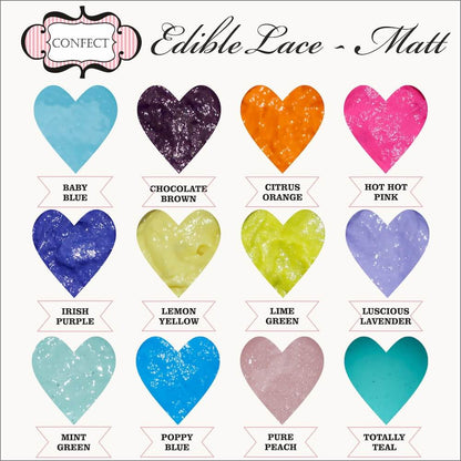 Confect Chocolate Brown | Edible Lace