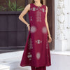 Dhiyona IE Women Ethnic Motifs Embroidered Regular Thread Work Pure Cotton Kurta with Trousers