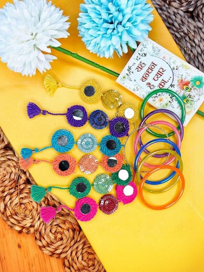 Anouk Set Of 2 Bangle Style Handcrafted Bhaiya Bhabhi Rakhi