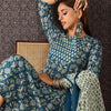 Indyancart IE Women Ethnic Motifs Printed Cotton Kurta with Trousers & Dupatta