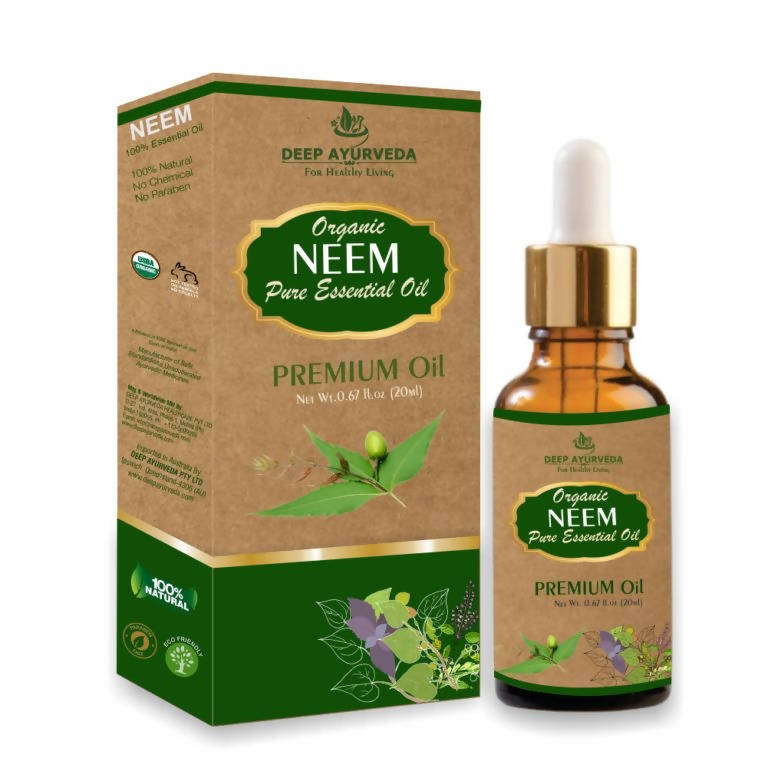 Deep Ayurveda Neem Pure Essential Oil - Indyancart