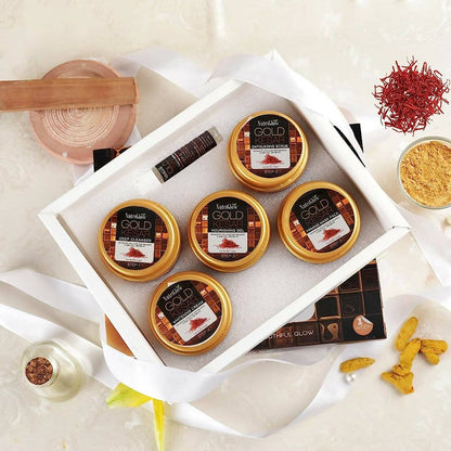 NutriGlow Gold Kesar Facial Kit - Indyancart